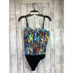 Bodysuit for Women Large Multicolor
